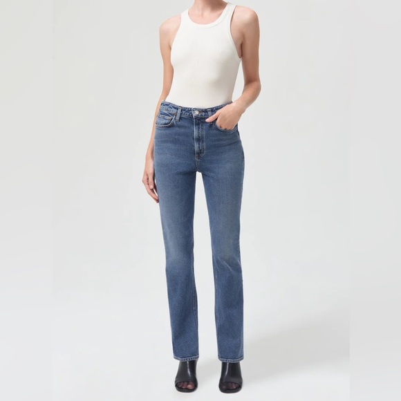 AGOLDE Vintage High Rise Slim Boot in Prophecy 24 - Picture 3 of 3